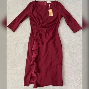 Burgundy Dress